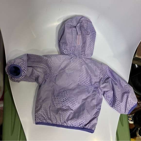 Columbia Mini pixel grabber ll windbreaker Jacket lavender purple size 3-6 mo - Picture 7 of 8